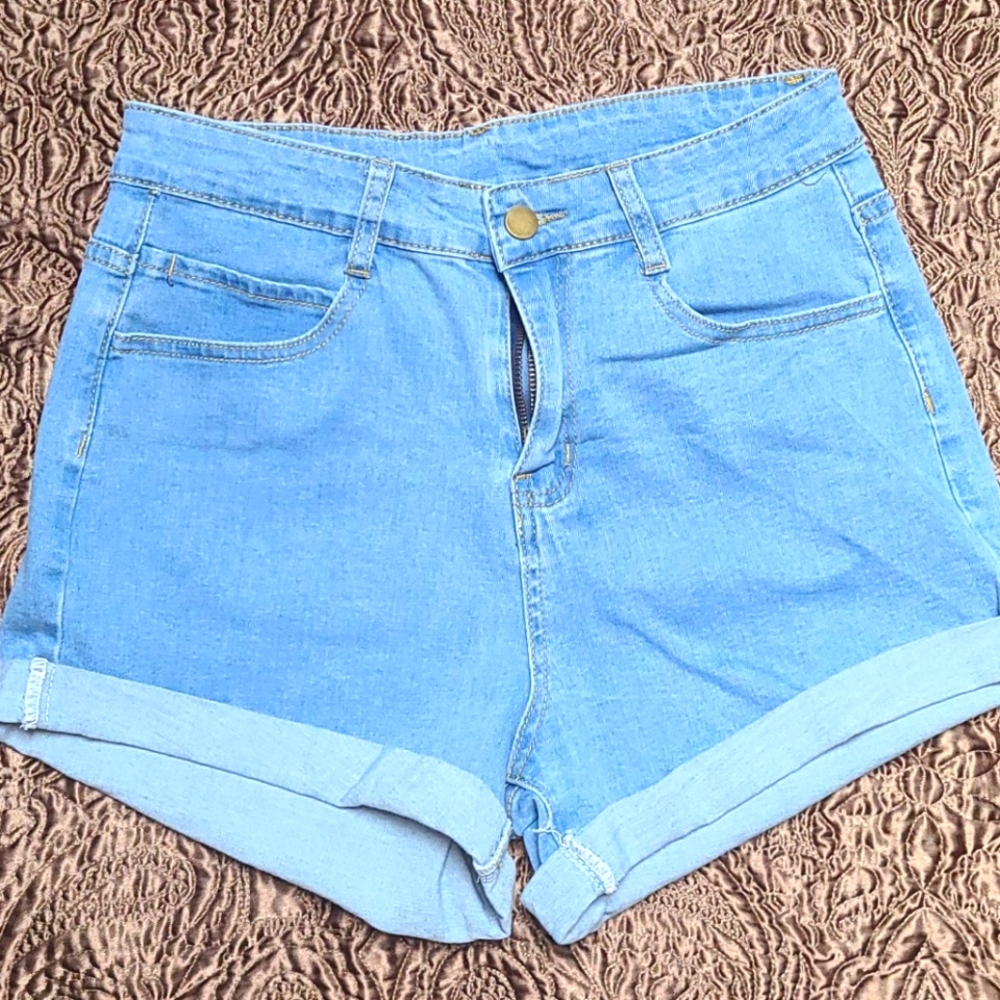 Soft Denim Shorts